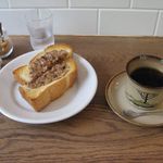 トースター - アーモンドごろごろトーストとコーヒー(2016.05)