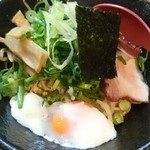 麺屋 一八 - 九条ねぎまみれ油そば(たまり味)