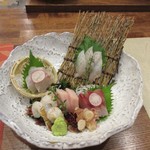 御徒町 炉端 月夜の - 刺し盛り