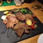 Bistro Teppan Jai faim - お肉の盛り合わせ