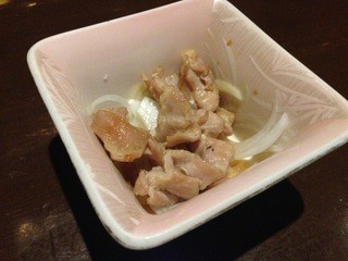 Subarashikikanajinsei - お通し　鶏ハラミのマリネ　280円