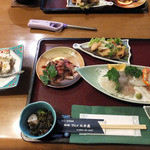 Gurume Kitagishima - 夕食開始時点のテーブル上