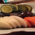 澤 - 160513東京　澤　漬物（サービス）