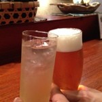 和彩弥 嶋川 - H.28.5.28.昼 余市ハイボールダブル 1,000円税別 vs 生ビール 600円税別 de 乾杯♪