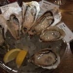 オストレア oysterbar&restaurant - 五島列島(長崎県・五島列島)、津田宇かき(兵庫県・室津)、華漣(長崎県・小長井)