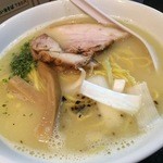 160513東京　桑ばら　塩中華そば800円