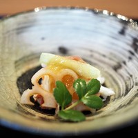 下鴨茶寮 東のはなれ - 毛蟹の生姜ジュレ掛け
                