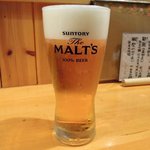 あじ彩 - あじ彩 「生ビール」