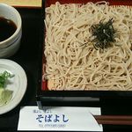 そばよし - ざるそば700円　