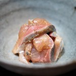 神保町 傳 - アジのヅケ