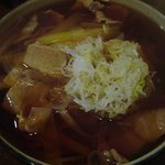 肉南蛮蕎麦アップ