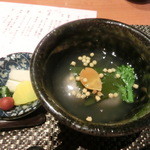 博多コモンド - 桜蒸し、清汁あんかけ