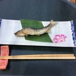 懐石 櫻 - 川床で「鮎の塩焼き」