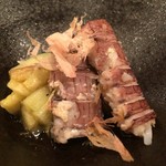 鮨 とかみ - しゃこと茄子