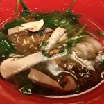 定谷 - マツタケと鱧のスープ
