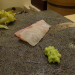 寿司処 しん - 熊本天草の石鯛(2016,03)