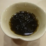 寿司処 しん - もずく酢(2016,03)