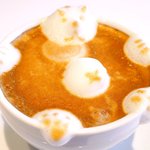 La Brianza - パスタランチ 1100円 のカプチーノ(3Dラテアート)