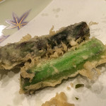 天ぷら てんかつ - 北海道はアスパラの味が違う！