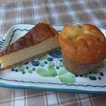 ルヴァン・ルパン・ルヴァン - チーズケーキ・スイートポテトマフィンは100円以下。小さくて2口ほどでいただきました