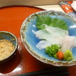 すし仁 - カワハギ 2016.5月