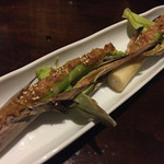 居酒屋 いちひろ - 焼たけのこは、ふきのとう味噌がのってました。