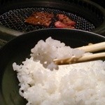 ぎょうてん - [料理] ライス ひと口サイズのアップ♪ｗ