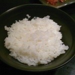 ぎょうてん - [料理] ライス (ハーフサイズ) アップ♪ｗ