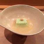 壽山 - アスパラ豆腐