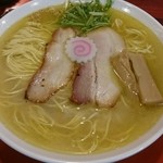 麺房 昭和呈 - 魚介潮ノ麺@柚子入、大盛