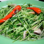 シンガポール・シーフード・エンポーリアム - 豆苗炒め