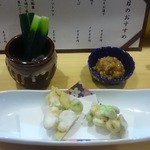 ながうらの隠れ家ラウンジ つるや - 空豆の天ぷら