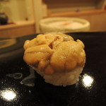 日本橋蛎殻町 すぎた - 壱岐の赤ウニ2016.5