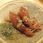 日本橋蛎殻町 すぎた - ホタルイカの味噌漬け2016.5
