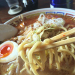 らーめん 田中家 - 麺アップ