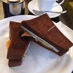 coffee＆tea BBB - サンドイッチとドリンクのセット 1050円