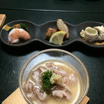 政喜旅館 - 地鶏の冷やし茶碗蒸し