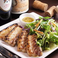 スモーク豚バラ肉のグリル ～粒マスタードソース～