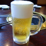 焼肉べこ六 - 生ビール2016/5/28