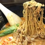 神田町 虎玄 - スペシャル担担麺の麺