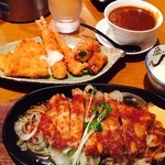 さんきち - 生姜焼きにフライ盛合せ