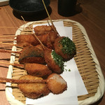 焼とり串かつ釜めし 鳥正 - 串カツいろいろ