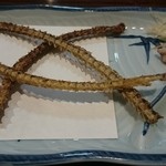 うなぎ 魚政 - 骨せんべい