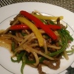 中国料理 「王朝」 ヒルトン東京 - [料理] 青椒牛肉 全景♪ｗ