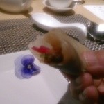 中国料理 「王朝」 - [料理] 北京ダック (生春巻き) 切り口 アップ♪ｗ