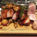 レストランユニック - 愛農高校の愛農ナチュラルポーク骨付きロース肉ロティ