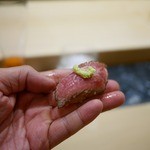 初音鮨 - 大トロの炙り(大間)
      