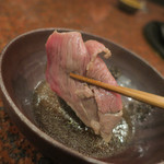 焼肉うしごろ - サーロインのしゃぶしゃぶ喰らう