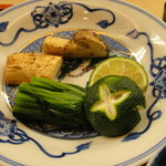 割烹 やました - 焼きマッタケ