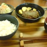 ハンバーグ家　ss389 - ランチセット（熟成ソース）